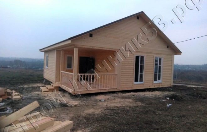 1 Брусовой дом ОД-11, 9×9, 81 м², Тульская область, Киреевский район, село Дедилово (15)